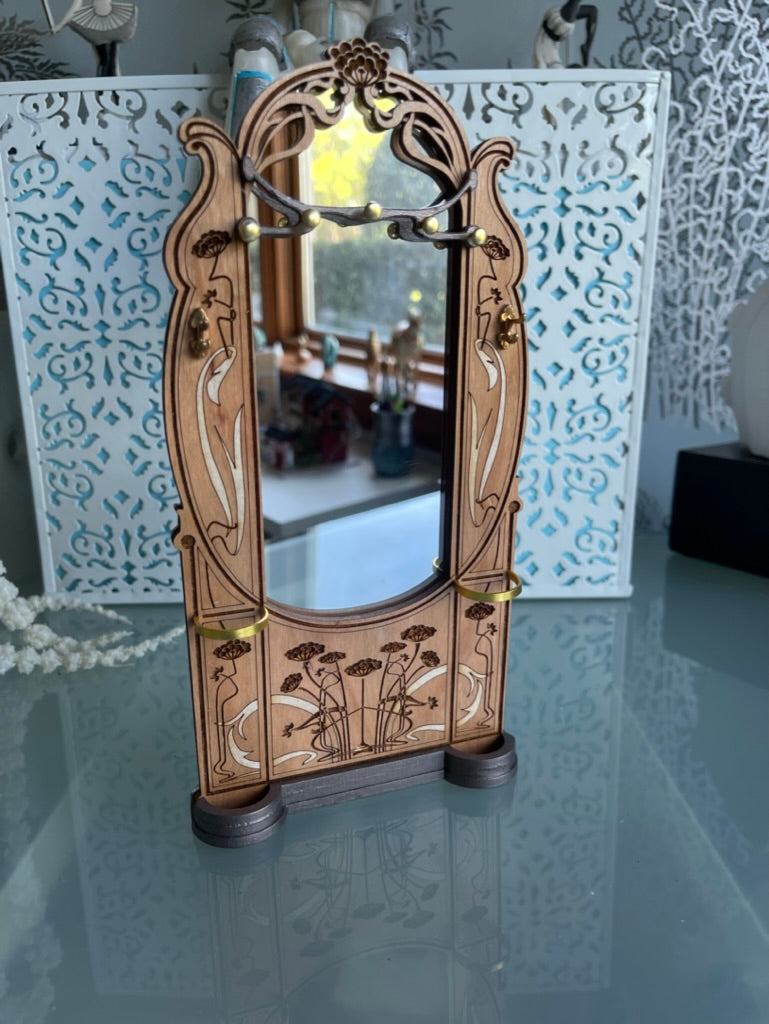 Art Nouveau Hall Tree