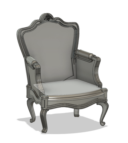 Bergere Chair 3D file